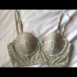 Anthropologie Eloise longline bra 34B